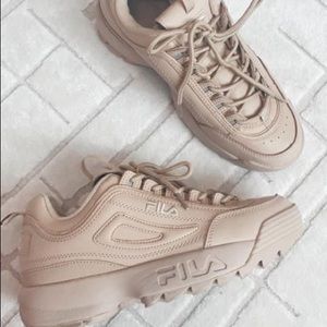 FILA tan sneakers